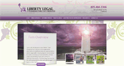 Desktop Screenshot of libertylegalinfo.com