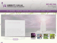 Tablet Screenshot of libertylegalinfo.com